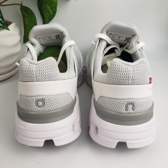 Cloudswift White Gray Running Sneaker Sock Fit Swiss Engineering NWOT sz 8 - Picture 5 of 12